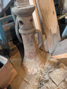 Vintage Hydraulic Floor Jack and regular floor jack