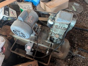 Dayton Belt-Drive Air Compressor With Electric Motor
