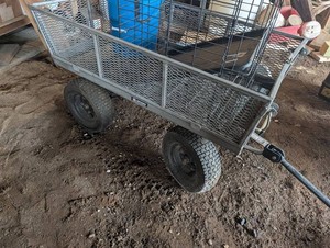 Northern Tool Mesh Utility Wagon (Missing Wheel)