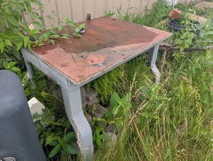 Cast Iron Work Table