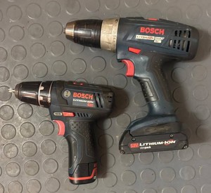 G - Two Cordless Drill - Bosch 12V & 18V Lithium-Ion Drills
