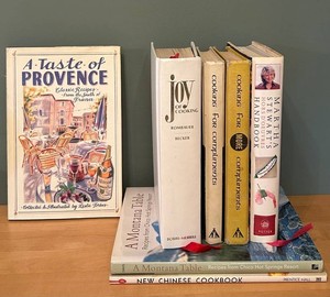 LR - Vintage Cookbook Lot - Joy of Cooking, Martha Stewart & More (7 Books)