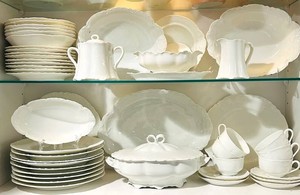 LLK - Vintage Haviland France Ranson Porcelain Dinnerware Set