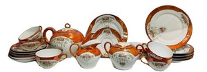 LLK - Vintage Japanese Lustreware Tea Set
