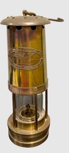 LLFR - Antique Mining Safety Lamp Thomas & Williams
