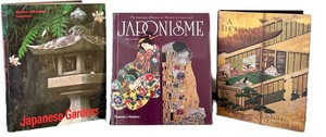 Japanese Art Books - Japonisme, a Thousand Cranes & Japanese Gardens (Lot of 3)