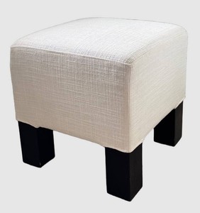 MBR - Ottoman - CB2 Upholstered Cube Footrest