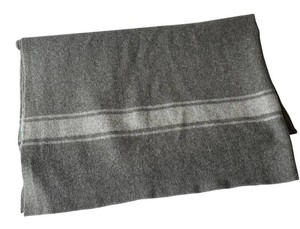 DN - Wool Blanket Gray Striped