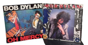 LLFR - Bob Dylan Vinyl Records Oh Mercy & Empire Burlesque (Lot of 2)