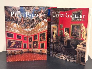 Art History Book Set - the Pitti Palace Collections & the Uffizi Gallery Museum (Lot of 2)