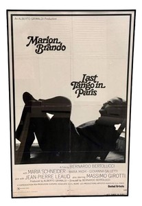 Vintage Movie Poster - Last Tango in Paris - Marlon Brando Framed