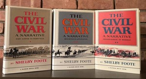 LLFR - Civil War Books - Vintage Shelby Foote Boxed Set (Lot of 3)