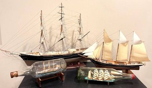 LLFR - Model Ship Collection Flying Cloud, Benjamin Hale & Cressington (Lot of 4)