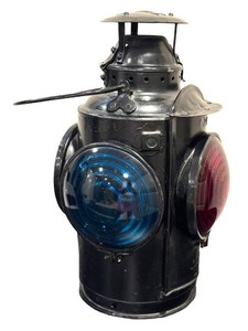 LLFR - Vintage Hiram L. Piper (HLP) Co. Railroad Caboose Marker or Switch Lamp