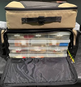LLK - Fishing Tackle Box - Shimano Tackle Storage Bag With Lures