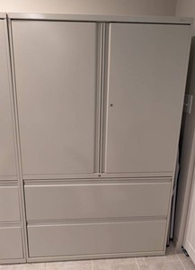 LL - File Cabinet - HON Lateral Storage Cabinet No Keys 42 X 19 X 67