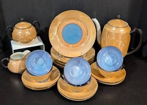 LLK - Vintage Bavarian Tea Set Service for Six