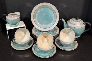 LLK - Vintage Japanese Tea Set Service for 6