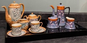 LLK - Vintage Japanese Porcelain Tea Service (Lot of 8)