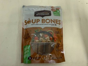 4x 3ct. Nutrish Soup Bone Dog B447Chews-Mix of Beef & Chicken