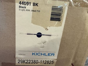Black Kichler Wall Light