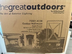 Great Outdoor Exterior Lighting-Aspen Bronze