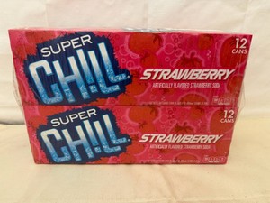 2x 12pk Super Chill Strawberry Soda