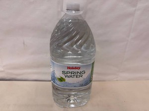 6x 1 Gallon Holiday Spring Water(a couple are Ice Mountain)