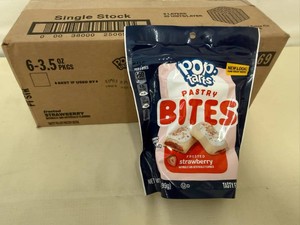 6x 3.5oz Pop Tarts Pastry Bites-Strawberry