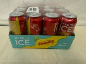 12x Sparkling Ice Starburst Cherry
