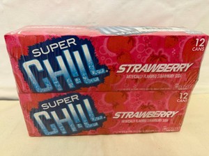 2x 12pk Super Chill Strawberry Soda