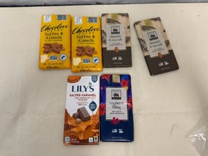 6x Chocolate Bars-See Photos