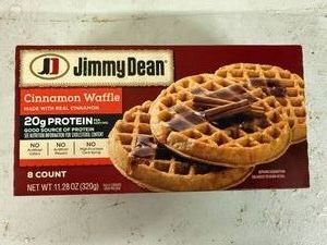 3x Jimmy Dean Protein Waffles-Cinnamon