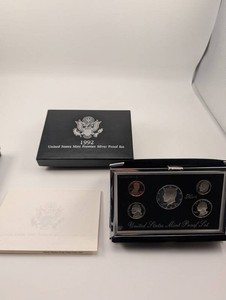 Vintage 1992 United States Mint Premier Silver Proof Set