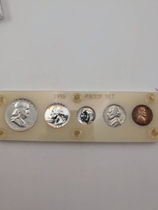 1956 Proof Set 5 Coins
