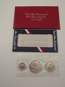 Vintage U.S. Bicentennial 40% Silver Uncirculated Set 1776-1976
