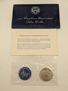 1971 Eisenhower 40% Silver Uncirculated Silver Dollar Set