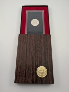 1973 40% Silver Eisenhower Silver Proof Dollar in Presentation Case