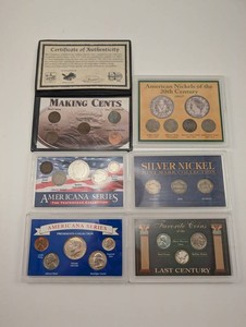 Mixed Coin Collection Folder Lot of 6
