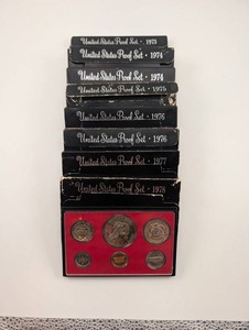 Vintage U.S. Proof Set Collection 1973-1978 (Lot of 8)