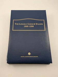 Lincoln Coins & Stamps 1909-1958 Collector Binder