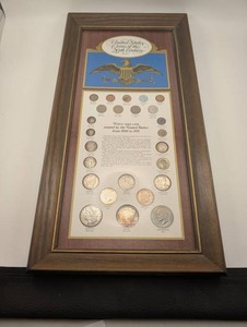 United States Coins of the 20th Century Framed Display