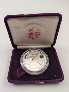 1989 Silver Eagle One Ounce in Case