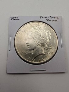 1922 Peace Silver Dollar