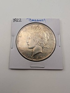 1922 Peace Silver Dollar