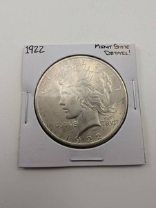 1922 Peace Silver Dollar
