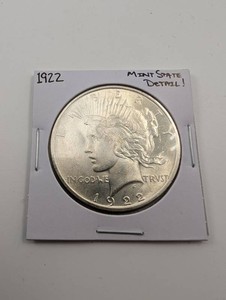 1922 Peace Silver Dollar