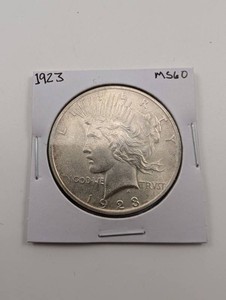 1923 Peace Silver Dollar MS60