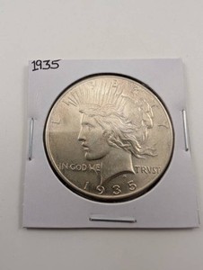 1935 Peace Silver Dollar