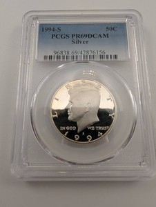 1994-S Kennedy Half Dollar PCGS PR69DCAM Silver